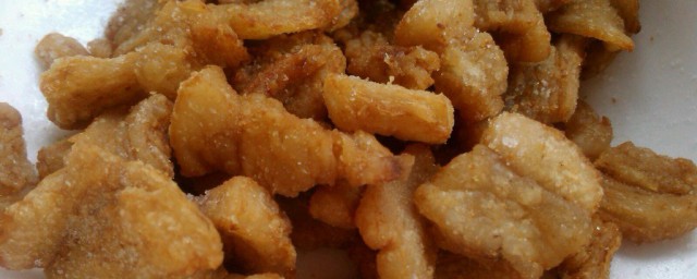 油渣如何炸的蓬松(油渣怎样炸才有松有脆)