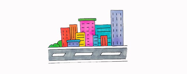 城市简笔画教程(城市简笔画大全图片)