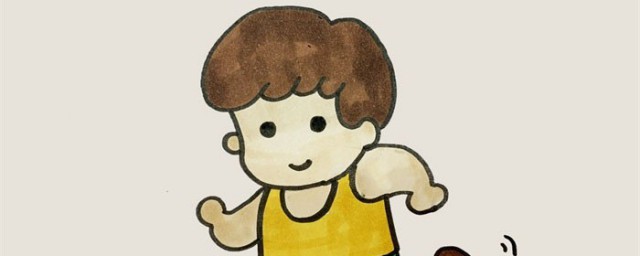 跑步画面简笔画教程(跑步简笔画步骤)