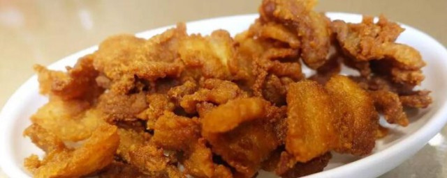 油渣如何炸才会膨胀松脆(油渣怎样炸才有松有脆)
