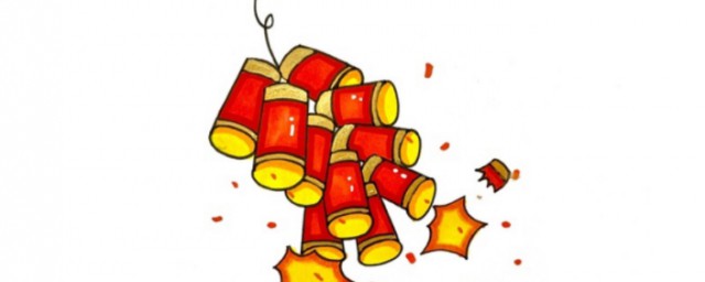 鞭炮的简单画法(鞭炮的简单画法视频)