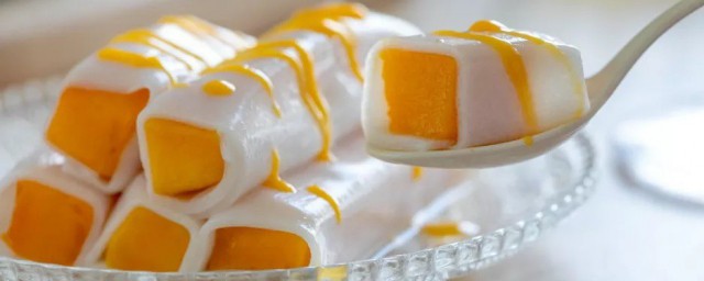 椰椰芒芒冰肠粉制作方法(琼海芒果肠粉教程)