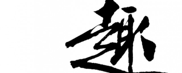 趣字的妙用(趣字的理解)