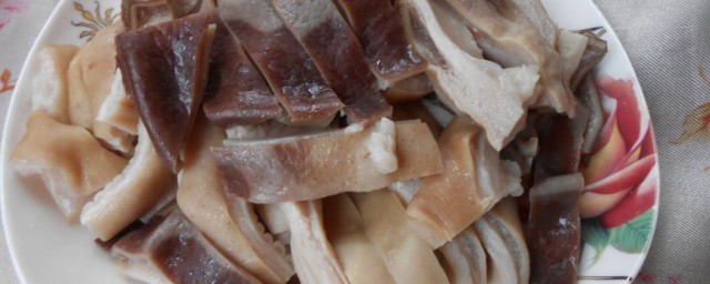 白切猪肚的简单做法(白切猪肚怎么做好吃又简单)