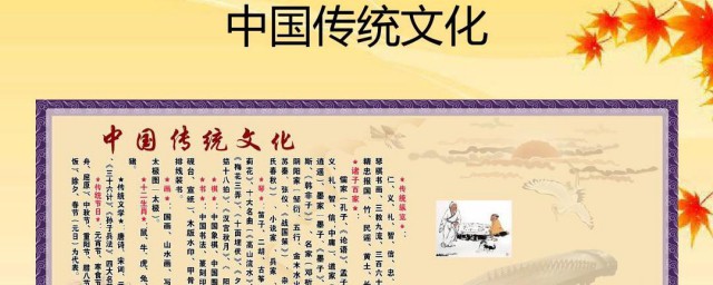 中国传统文化有哪些主要包括内容(中国传统文化的内容包括哪些文化)