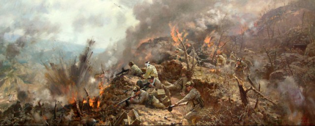 写一个描写战争的句子用上惊心动有哪些(写一个表现战争的句子用上惊心动魄这个词语)