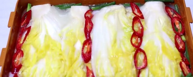 泡白菜的做法介绍(泡白菜的做法简单做法窍门)