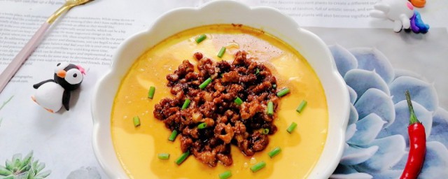 肉末鸡蛋羹怎么做(肉末鸡蛋羹怎么做又滑又嫩)