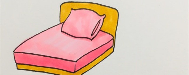 床简笔画教程(床简笔画图片大全步骤 简单)