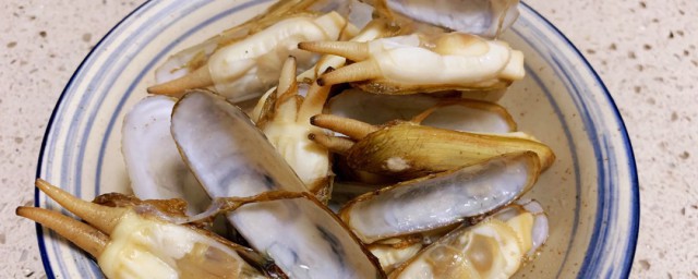 蛏子的做法煮多长时间好(煮蛏子煮多久)