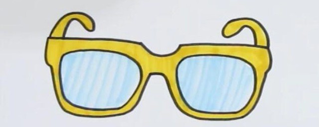 眼镜简笔画教程(眼镜怎么画简笔画图片)