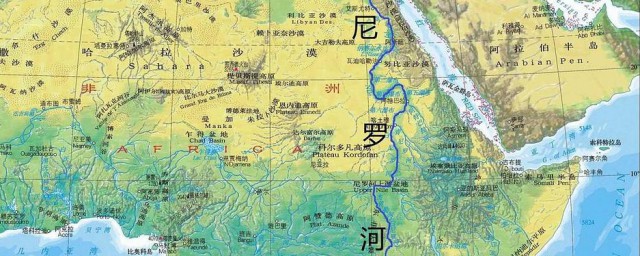 尼罗河怎么流(尼罗河怎么流入地中海)