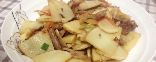 茨菰冬笋肉片的做法简单介绍(冬笋肉片的家常做法)
