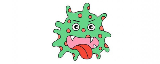 病毒简笔画教程(怎样画病毒简笔画)