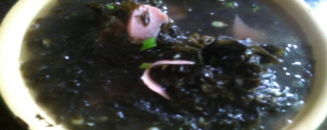 紫菜汤的制作方法(紫菜汤如何制作)