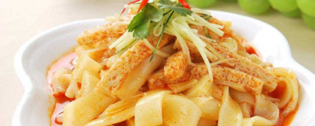 面皮的做法(面皮的做法及调料)