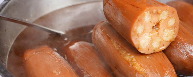 糖藕糯米如何做(藕红糖糯米怎么做)