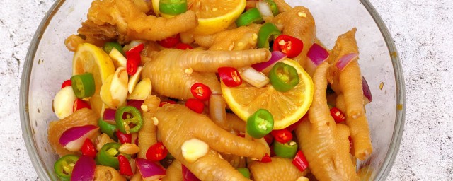 柠檬鸡爪的做法分享(柠檬鸡爪的做法 步骤)