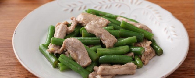 猪肉炒豆角的做法介绍(豆角炒肉的做法大全)