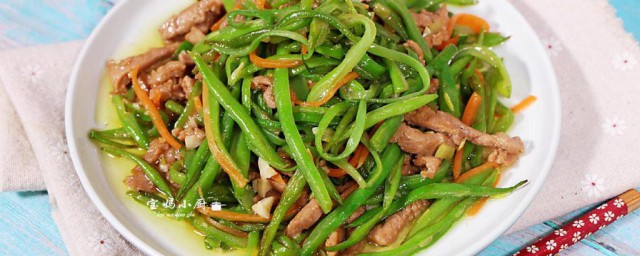 炒豆角丝的教程(豆角丝怎么炒好吃)