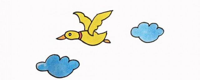 大雁简笔画教程(大雁怎样画简笔画)