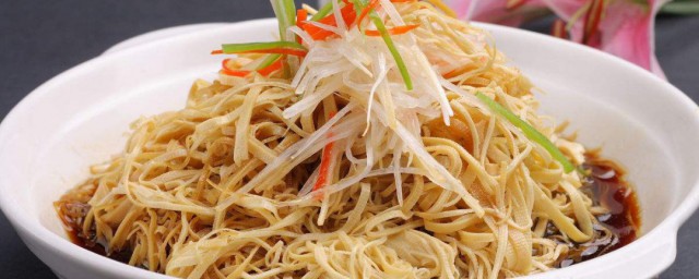 豆腐丝储存方法(豆腐丝怎样保存时间最长)