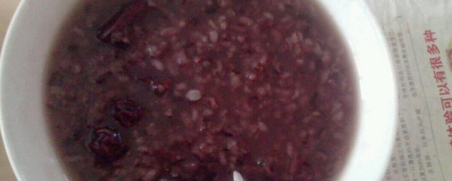 血糯米粥怎么做(血糯米熬粥的做法)