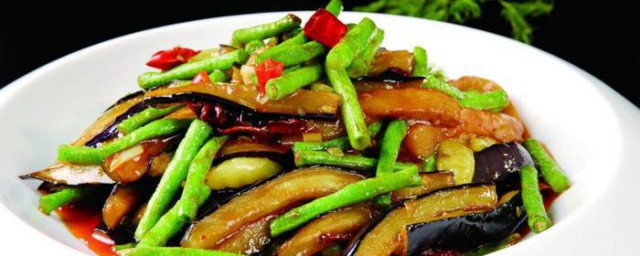 豆角炒茄子的做法步骤(豆角炒茄子家常做法)