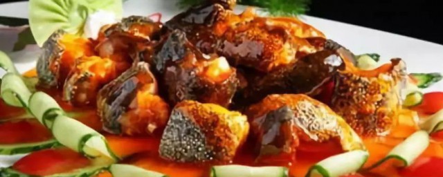 蒜子红焖娃娃鱼