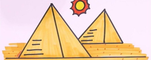 马克笔画金字塔教程(马克笔画基础教程)