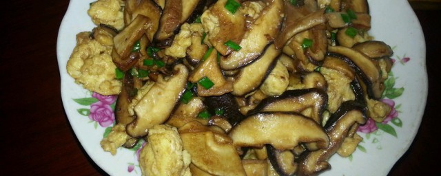 香菇炒鸡蛋怎么做(香菇炒鸡蛋怎么做好吃又简单)