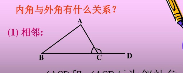 内角和外角是什么(外角 内角和)