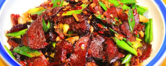 腊牛肉的做法分享(腊牛肉的做法最正宗的做法窍门)