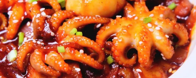 大爆头八爪鱼做法分享(整只八爪鱼的做法爆头的做法视频)