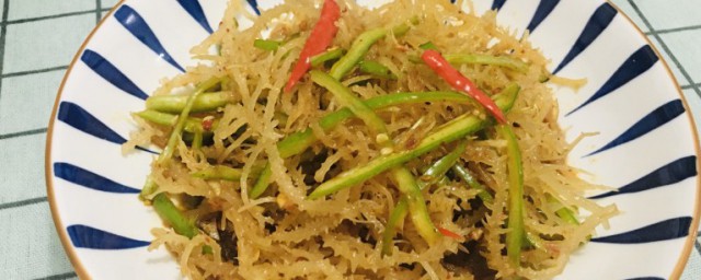 凉拌石花菜的做法介绍(凉拌石花菜怎么做好吃) 凉拌石花菜的做法介绍(凉拌石花菜怎么做好吃)