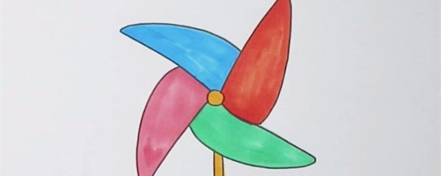 风车简笔画教程(风车画法简笔画图片)