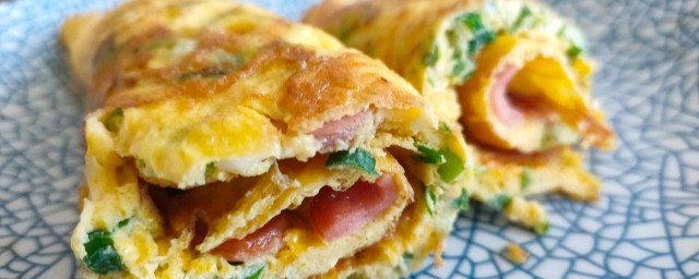 香肠鸡蛋饼的做法介绍(早餐鸡蛋香肠饼的做法窍门)