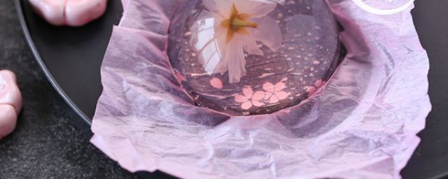 樱花水信玄饼做法介绍(水信玄饼用盐渍樱花还是糖渍樱花)