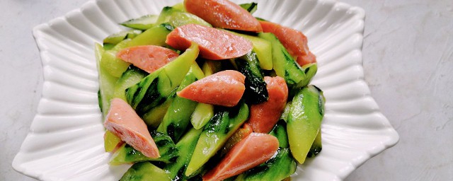 火腿炒黄瓜家常做法大全(火腿炒黄瓜图片)