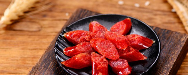 香肠的制作方法(塑料肠衣香肠的制作方法)