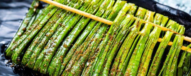 烤韭菜的做法(烤箱烤韭菜的做法)