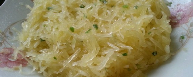 金丝瓜的简单做法(金丝瓜怎么做好吃又简单)