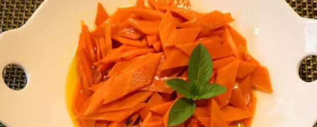 炒胡萝卜片怎么做(炒胡萝卜片的做法)