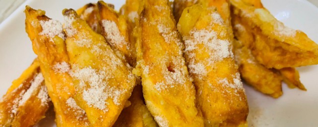 甘梅地瓜条的制作方法(甘梅薯条的制作方法)