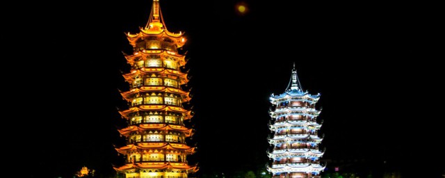 桂林日月双塔的介绍(桂林日月双塔)