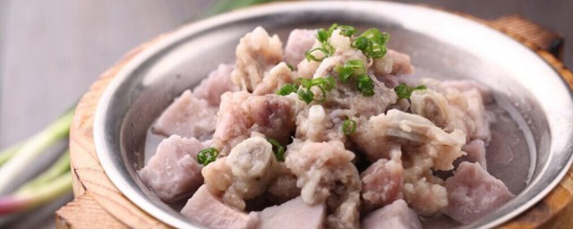 排骨蒸香芋好吃的做法(怎样做排骨蒸香芋)