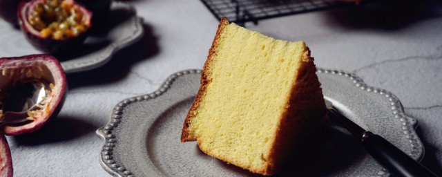 百香果戚风蛋糕的做法简单介绍(百香果怎么做蛋糕)