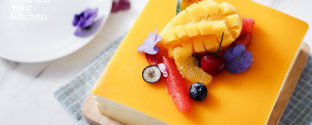 芒果重芝士蛋糕的制作方法(做芒果蛋糕的方法)