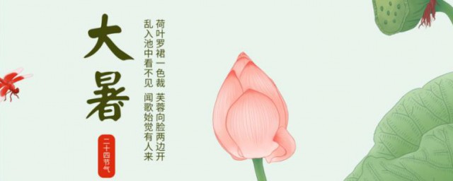 大暑节气的传统习俗有哪些(大暑节气的相关知识)