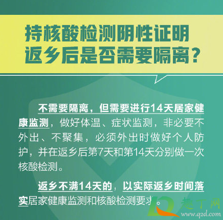 有核酸检测报告回老家需要隔离吗(有核酸报告回老家还用隔离吗)